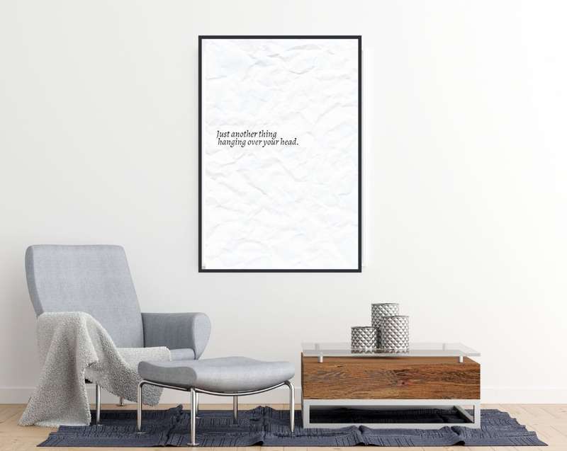EgoAmo Original - Just another thing hanging over your head Poster