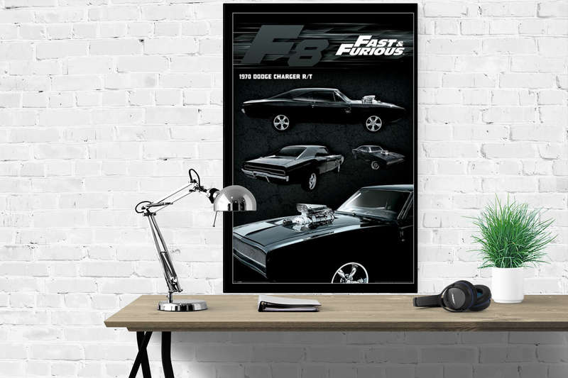 Fast & Furious - F8 - Dodge Charger - Poster