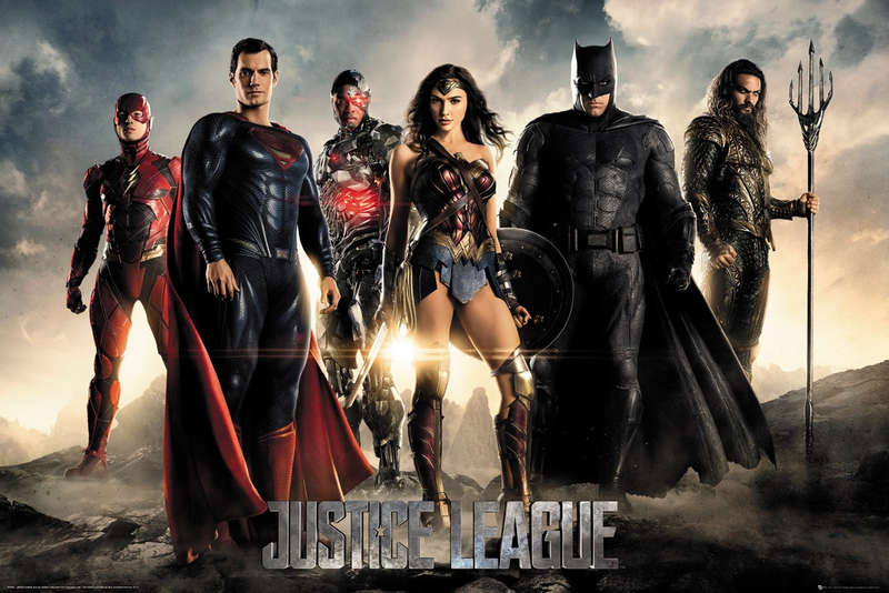Justice League - Character Line Up - Poster - Framed Poster