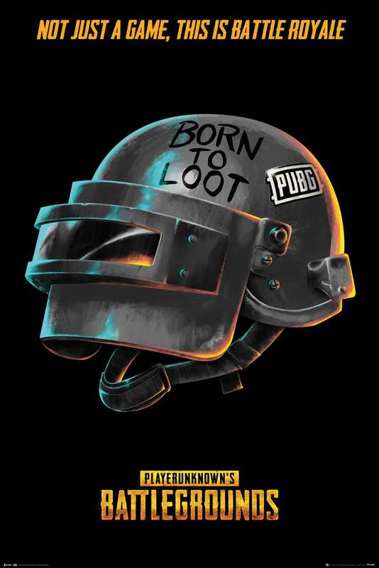PUBG - Born to Loot Poster