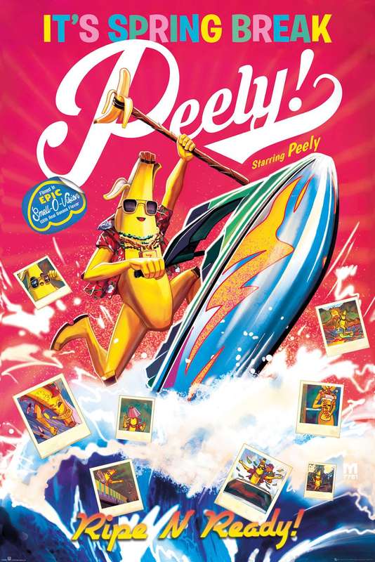 Fortnite - Spring Break Peely Poster