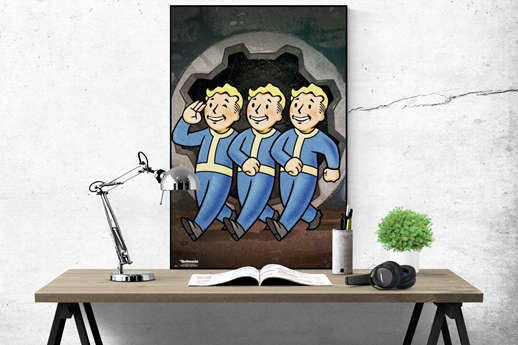 Fallout 76 - Vault Boys Poster