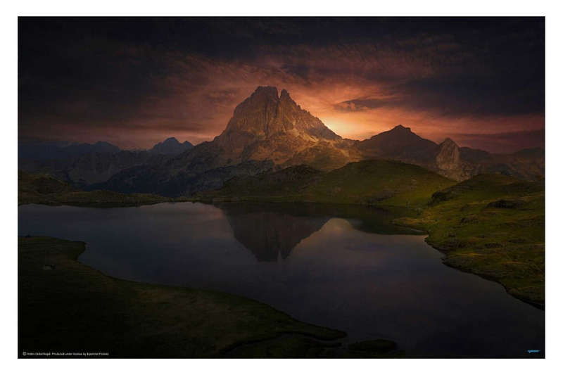 Farewell of the Day by Alenjandro Garcia - Landscape Photography Poster