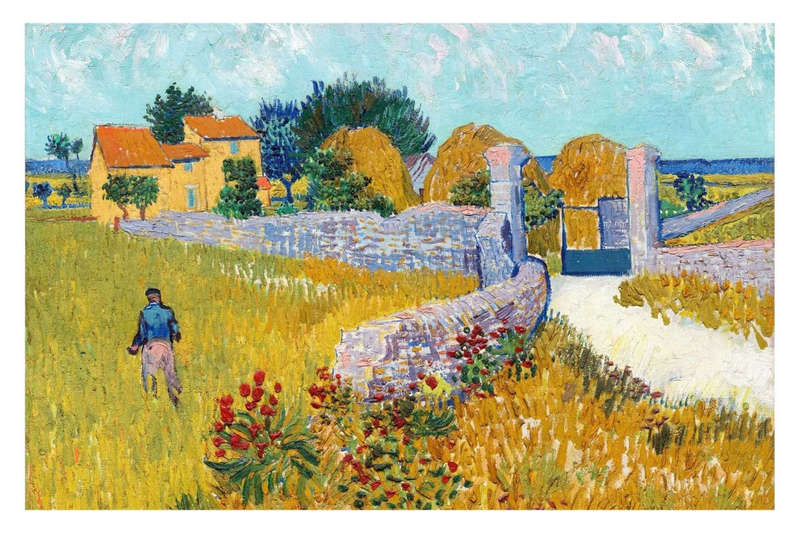 Farmhouse in Provence by Vincent van Gogh - Art Poster