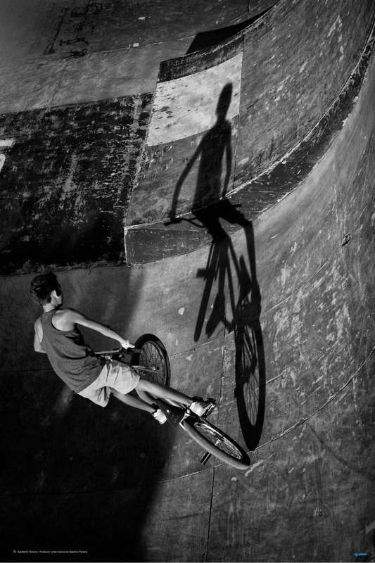 Fighting My Self by Agostinho Teixeira - BMX Sport Poster