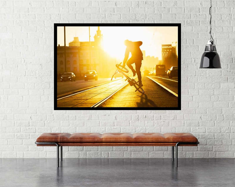 Flatland by Evgeny Evtushenko- BMX Poster