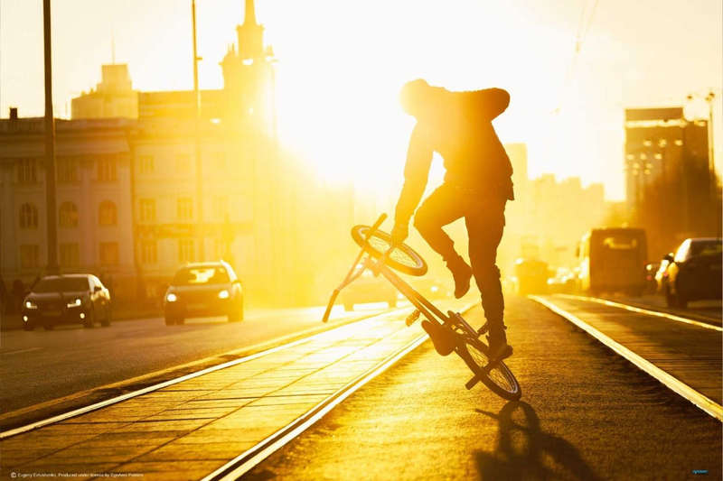 Flatland by Evgeny Evtushenko- BMX Poster
