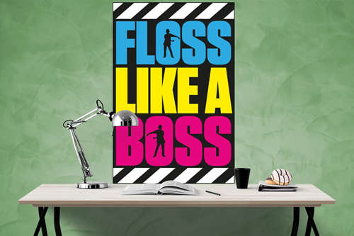 Floss like a Boss - Fortnite Gaming Poster