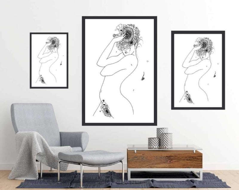 Flower Girl - Art Poster