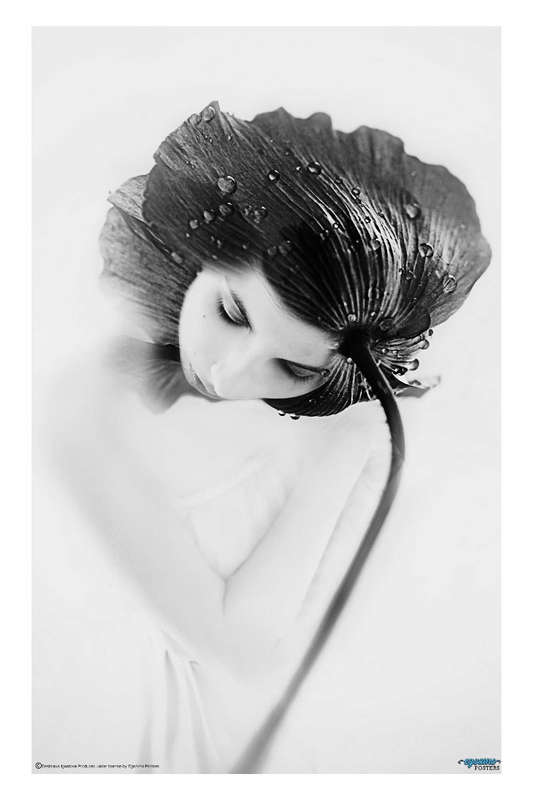 Flower Woman by Desislava Ignatova - Portrait Photography poster