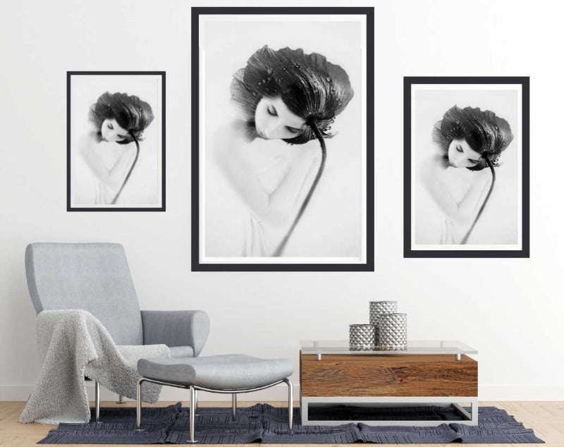 Flower Woman by Desislava Ignatova - Portrait Photography poster