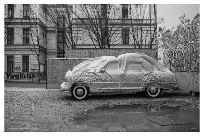 Flying Car by Kostas Volaris  - Classic car Photography poster