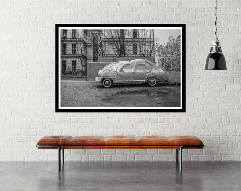 Flying Car by Kostas Volaris  - Classic car Photography poster