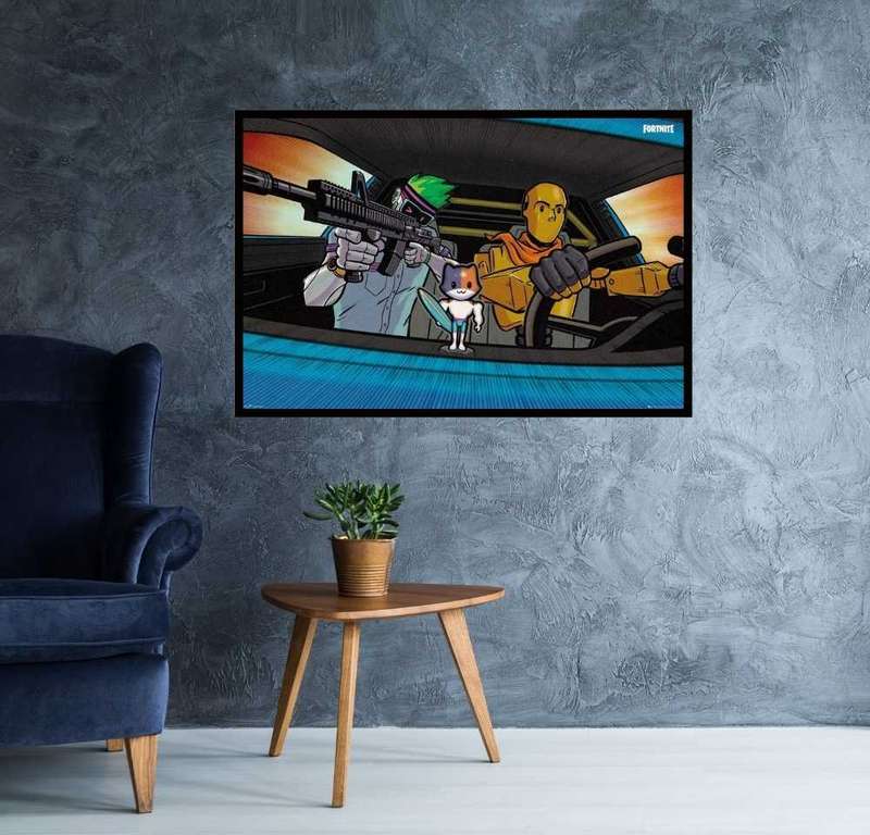 Fortnite Valet Gaming Poster