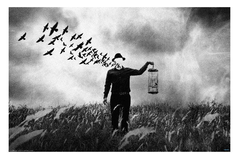 Freedom by Jay Satriani - Surrealism Art Poster