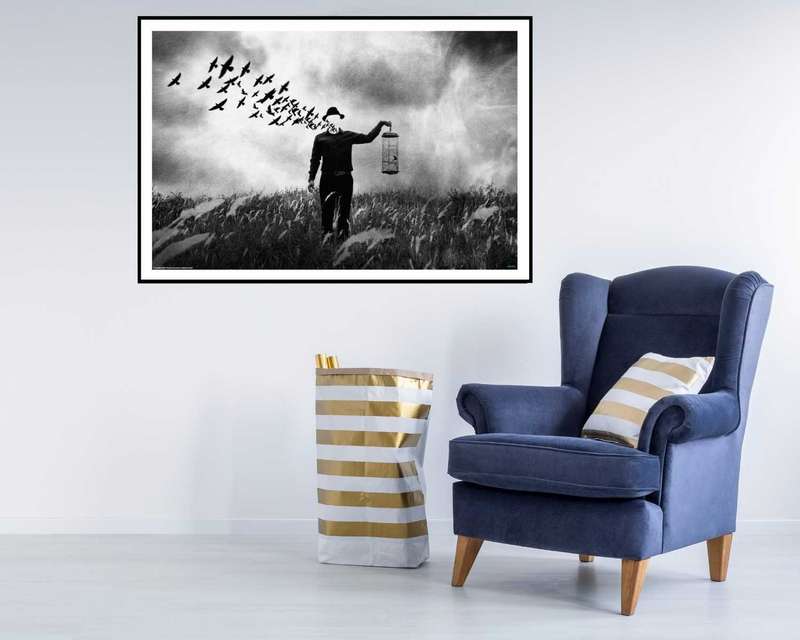 Freedom by Jay Satriani - Surrealism Art Poster