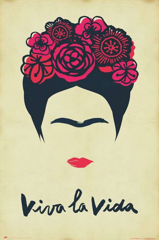 Frida Kahlo - Viva la Vida Painting Art Poster
