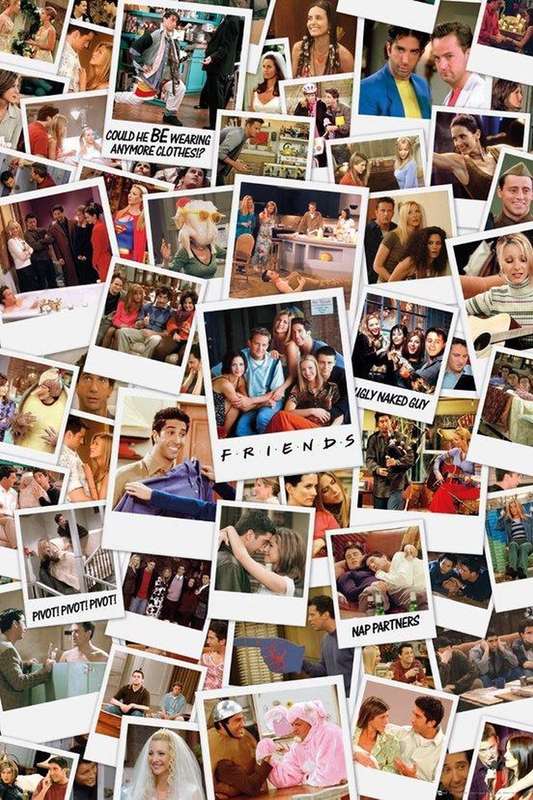 Friends Polaroid Poster