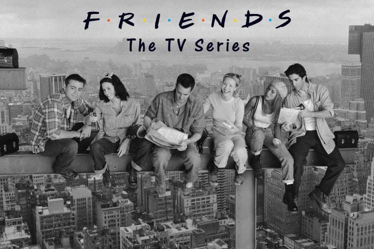 Friends - Lunch on a Skyscraper Poster