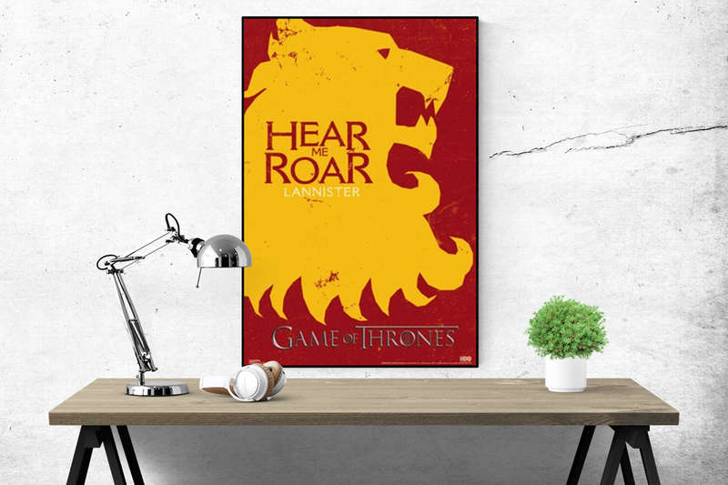 Game of Thrones - Lannister Flag - Poster
