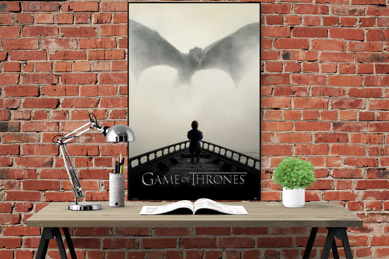 Game of Thrones - A Lion and a Dragon - Poster