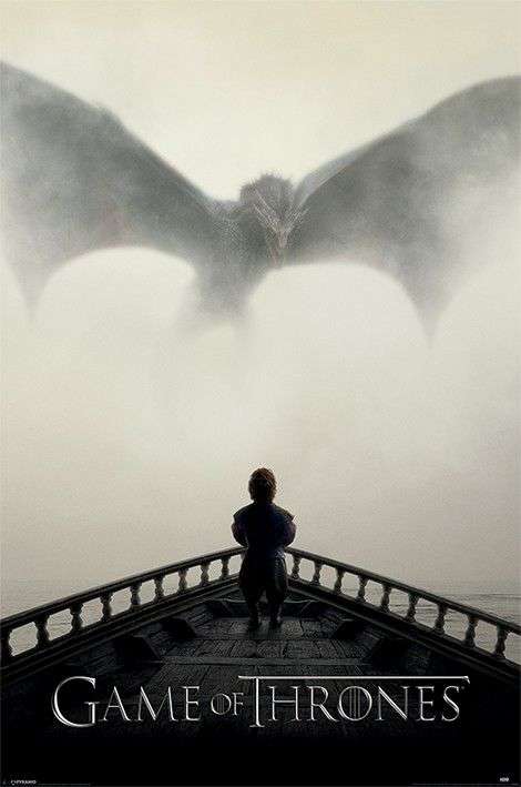 Game of Thrones - A Lion and a Dragon - Poster