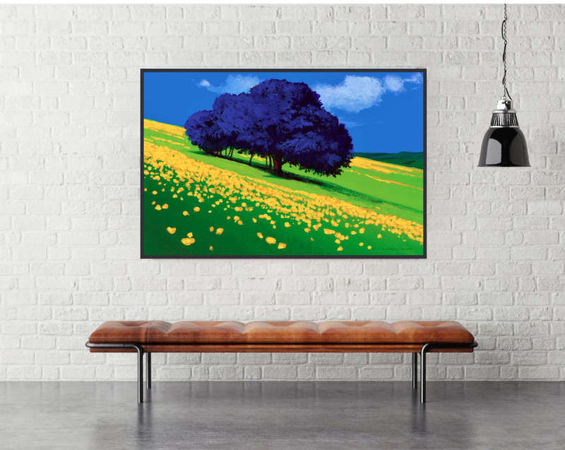 Gio Mondelli - Albero Blu Art Print