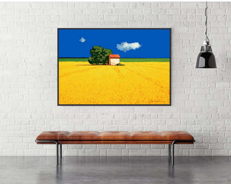 Gio Mondelli - Campo Giallo Art Print