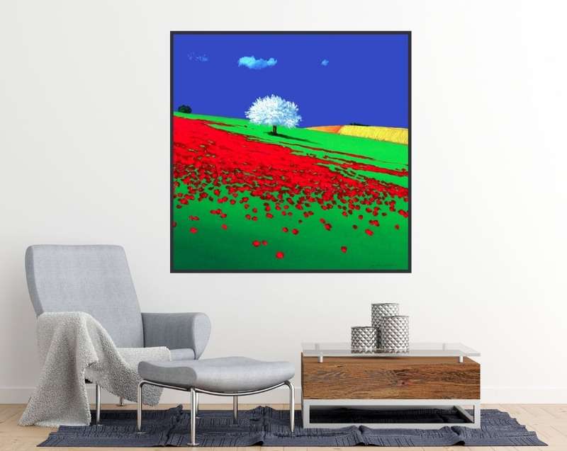 Gio Mondelli - Collina in Fiore Art Print