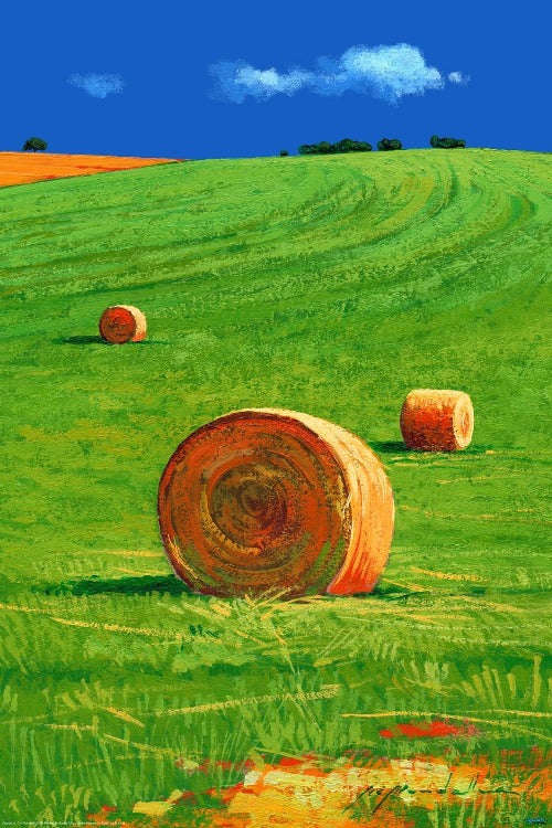 Gio Mondelli - Covoni in Toscana Art Print