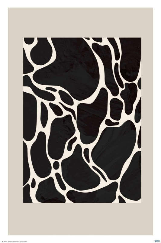 Giraffe Skin Sand - Art Poster