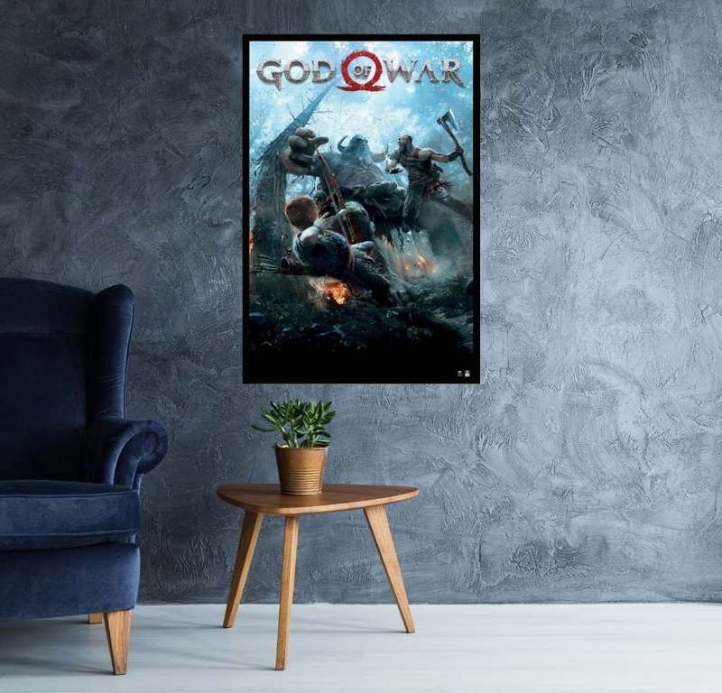 God of War Gaming Poster