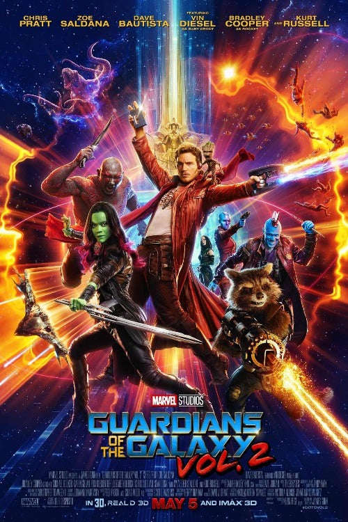 Guardians of the Galaxy Vol 2 (with credits) Poster