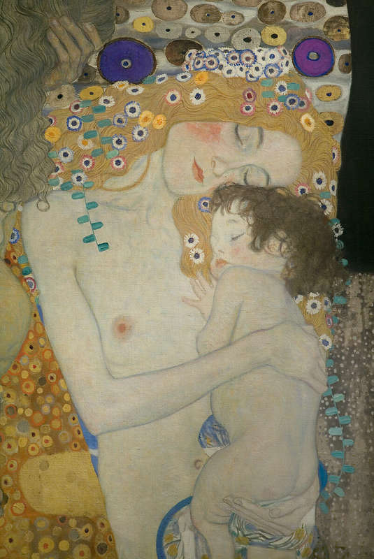 Gustav Klimt - Mother and Child Poster