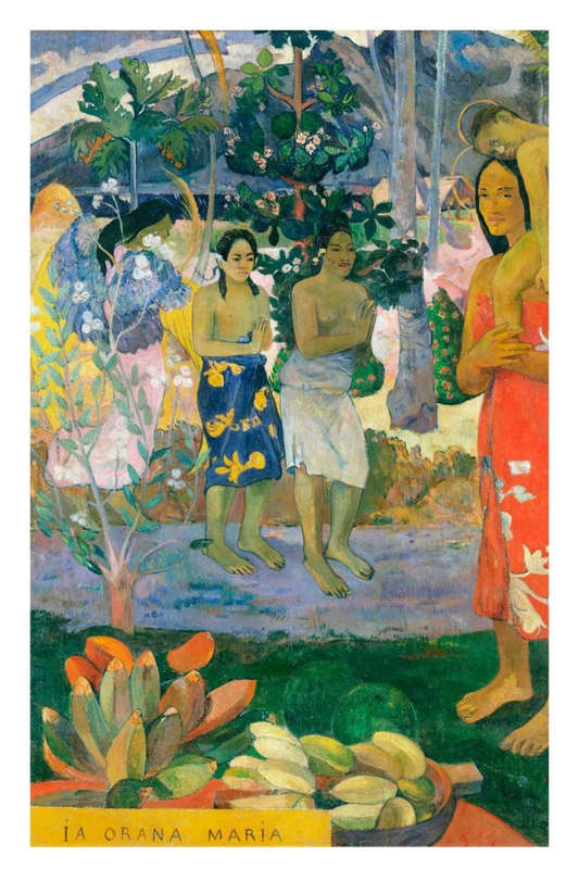 Hail Mary (Ia Orana Maria) by Paul Gauguin - Art Poster
