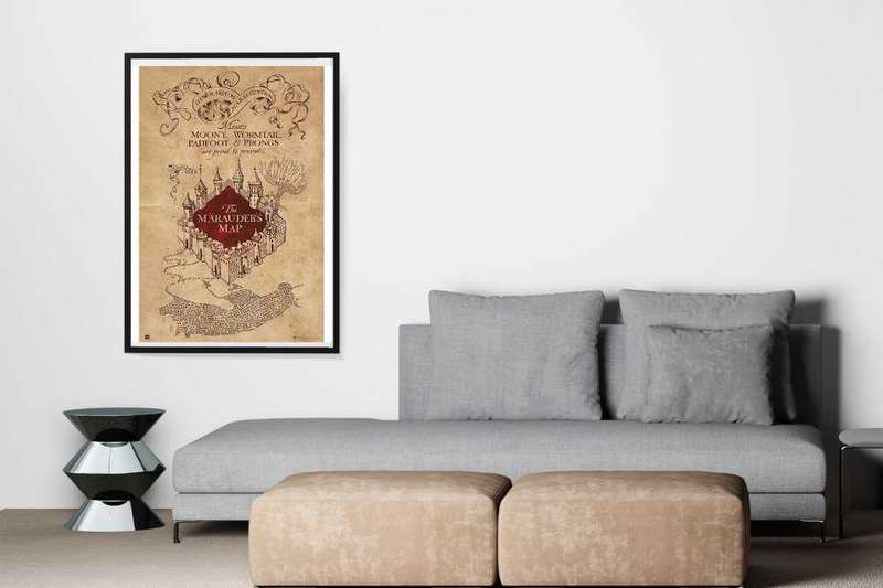 Harry Potter - Marauders Map 2 Poster