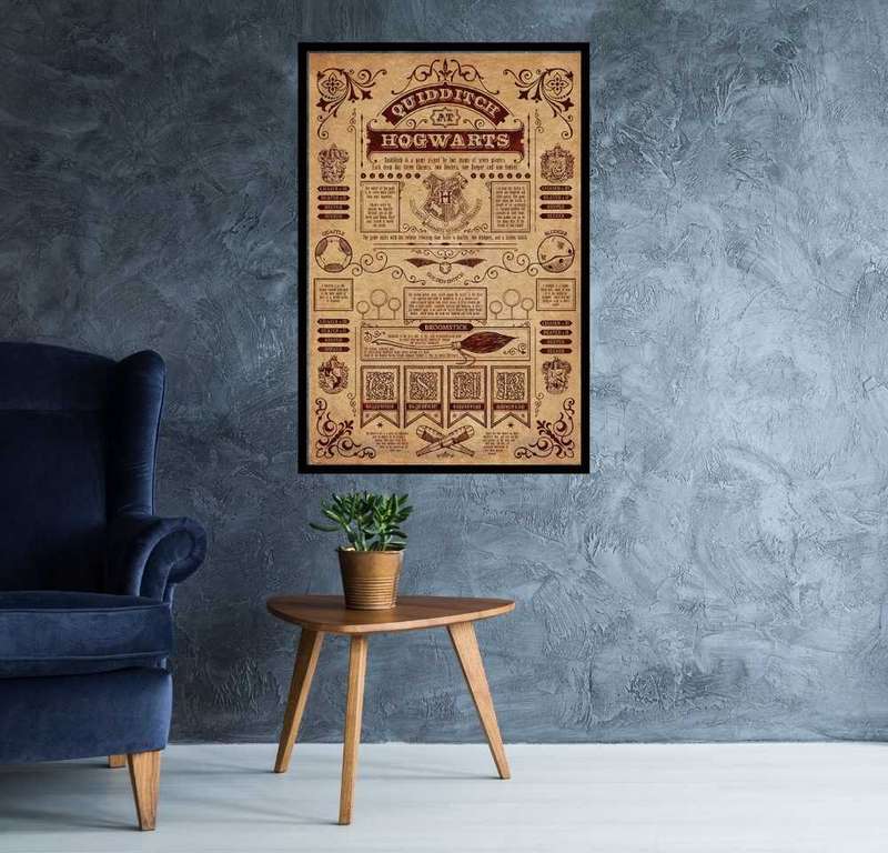 Harry Potter - Quidditch at Hogwards Poster