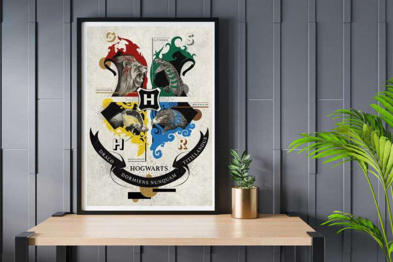 Harry Potter: Animal Crests Poster