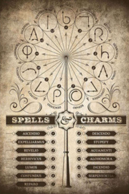 Harry Potter: Spells & Charms Poster