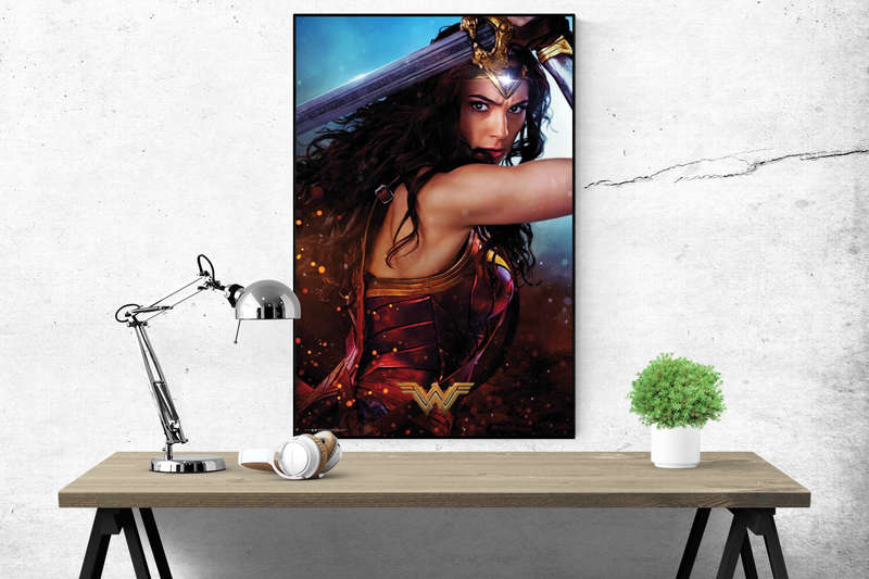 Wonder Woman Defend Poster