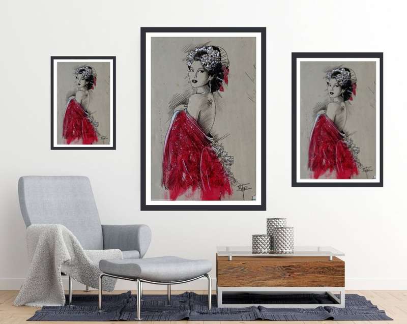 Loui Jover - Hong Kong Angel Art Print