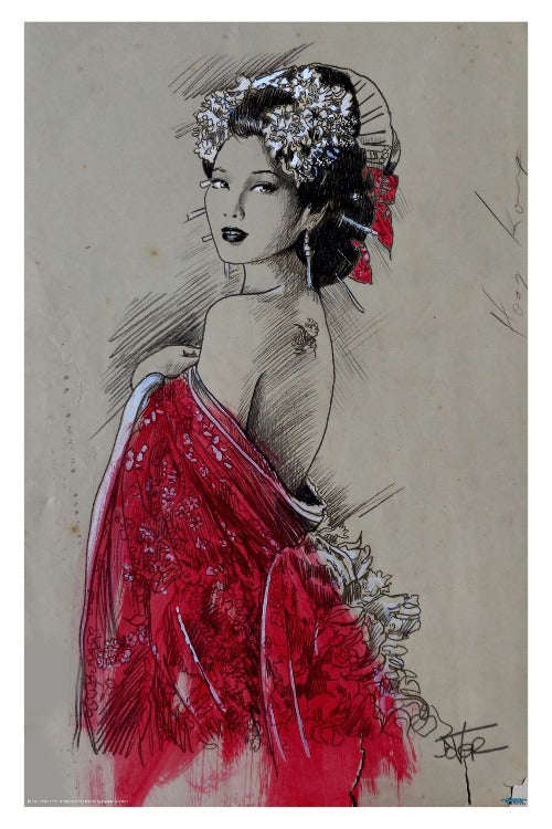 Loui Jover - Hong Kong Angel Art Print