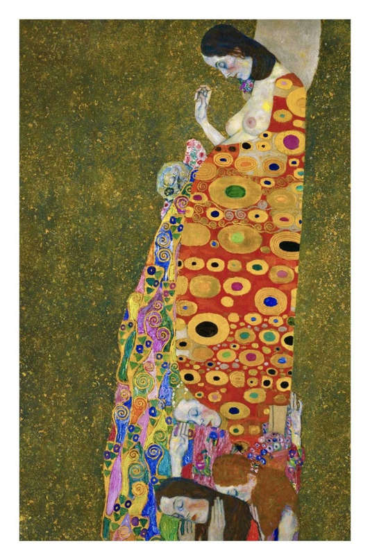Hope II by Gustav Klimt - Art Poster