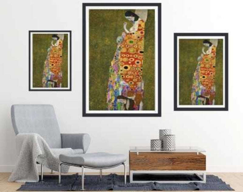 Hope II by Gustav Klimt - Art Poster