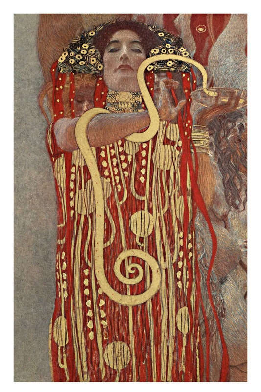 Hygieia (1907) by Gustav Klimt - Art Poster