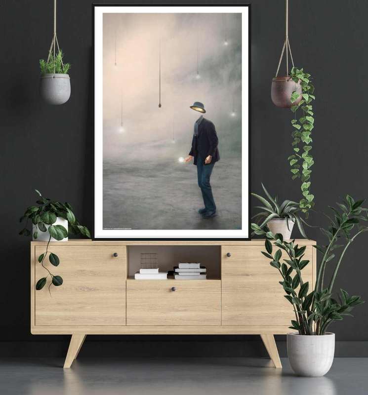 Illumination by Baden Bowen - Surrealism Art Poster