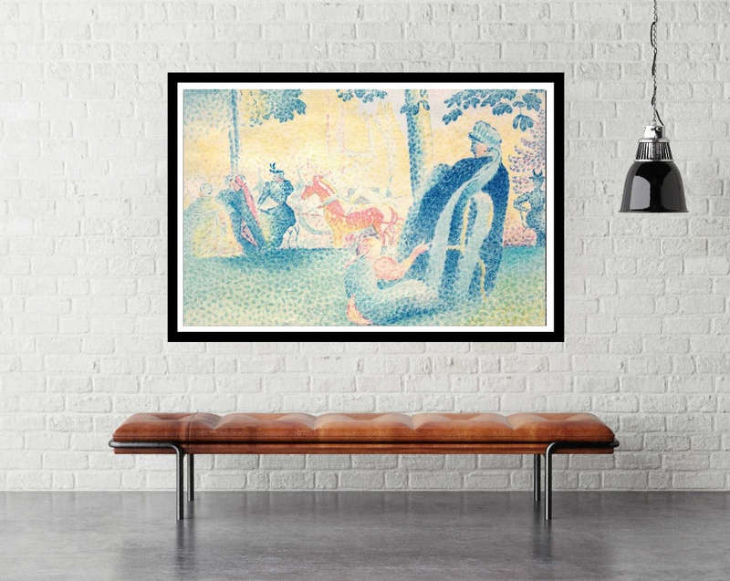 In the Park by Henri Edmond Cross- Art Poster