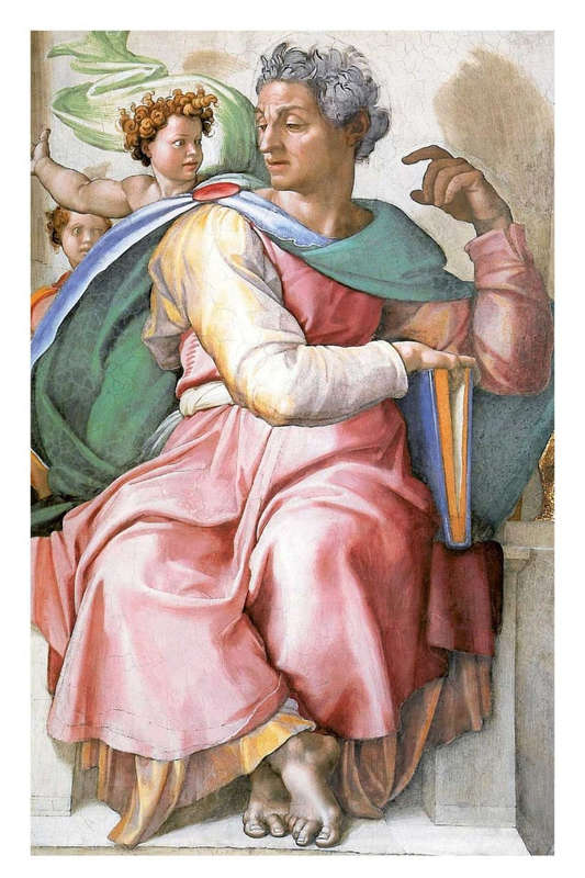 The Prophet Isaiah  -  Sistine Chapel by Michelangelo - Art Poster