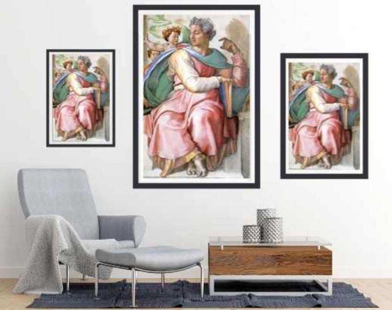The Prophet Isaiah  -  Sistine Chapel by Michelangelo - Art Poster