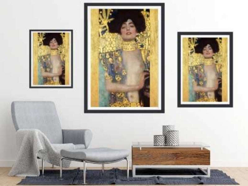 Judith and the Head of Holofernes  by Gustav Klimt - Art Poster